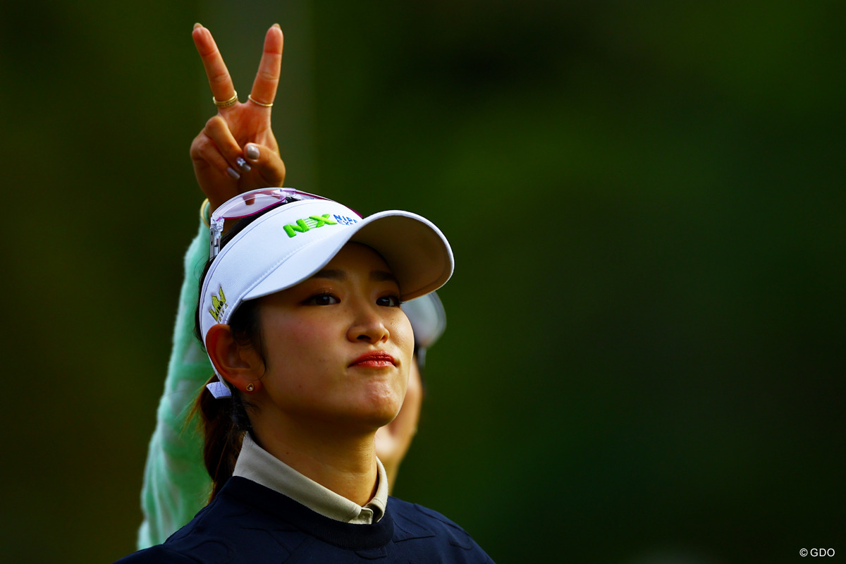 試行錯誤の中「65」をマークした原英莉花