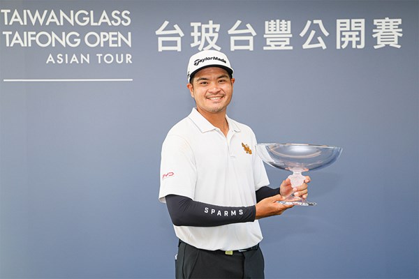 2025年 台湾 Glass 台豊オープン 最終日 エークパリット・ウー エークパリット・ウーが初優勝を挙げた(提供：アジアンツアー)