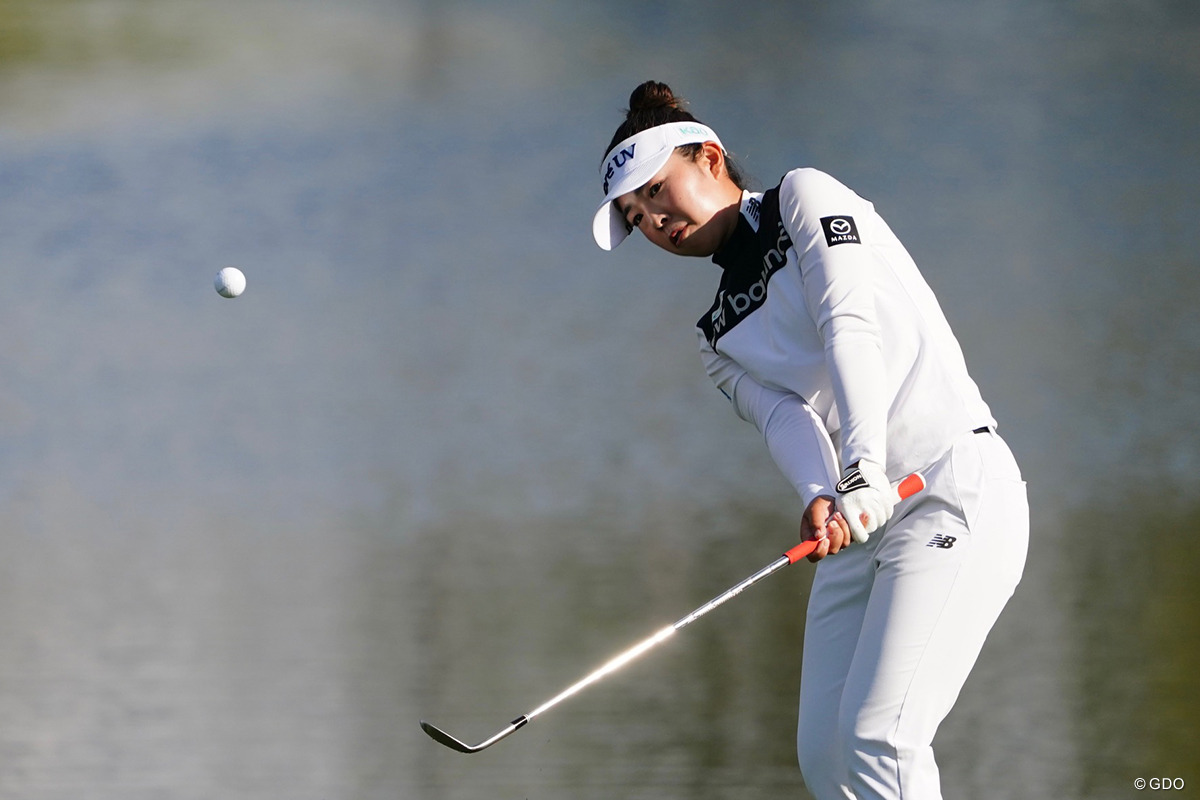 最終戦を前にルーキー・オブ・ザ・イヤーの獲得を決めた山下美夢有