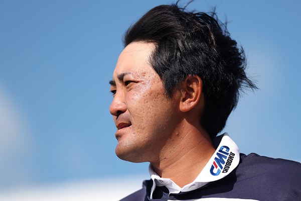 2025年 バターフィールド バミューダ選手権 最終日 金谷拓実 強風が吹くフィールドで懸命に首位を追いかけた金谷拓実（Kenneth Richmond/Getty Images）