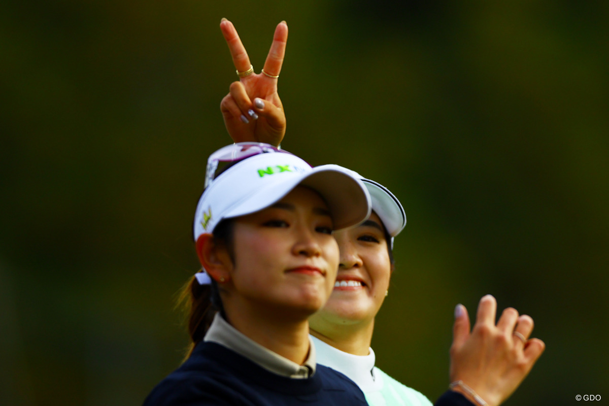 いたずらっ子 2025年 伊藤園レディスゴルフトーナメント 最終日 稲見萌寧