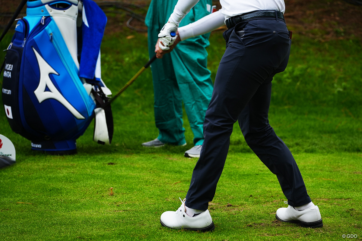 ベタ足の平田はより鋲の効き目を感じやすいのか