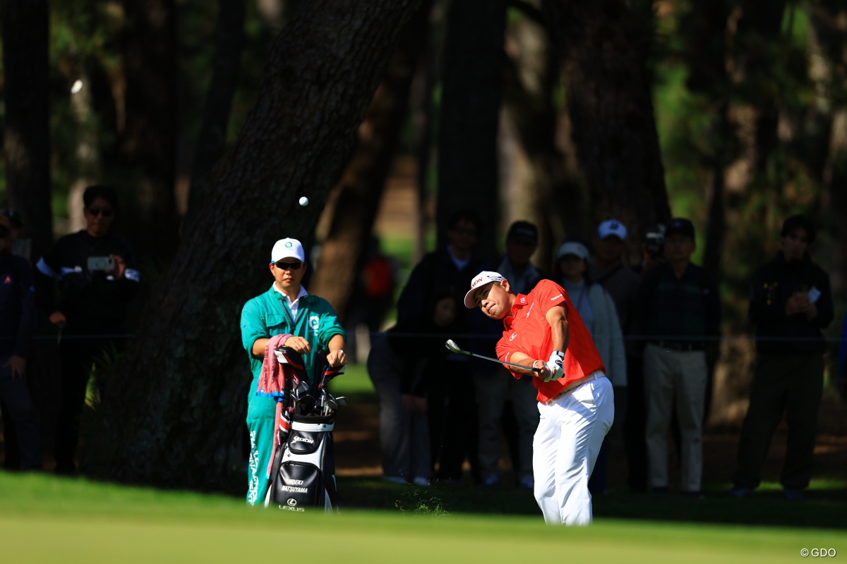 アプローチ 2025年 ダンロップフェニックストーナメント 初日 松山英樹