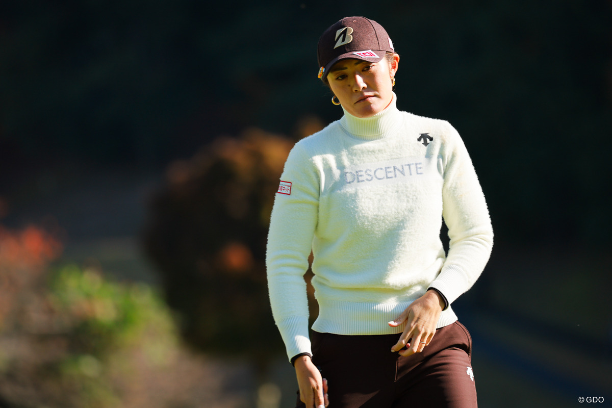 さあ打つぞ 2025年 大王製紙エリエールレディスオープン 初日 渡邉彩香