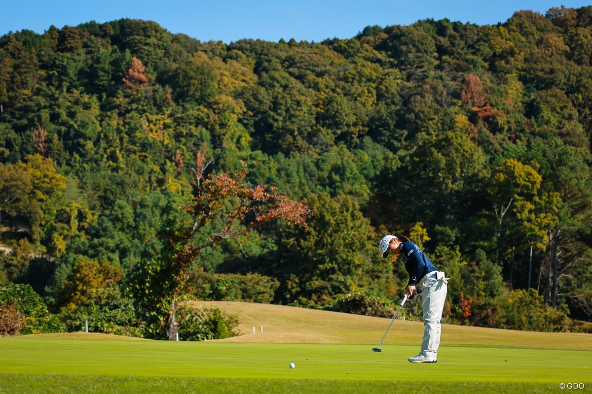 パッティングのフィーリングは前週より良くなっている