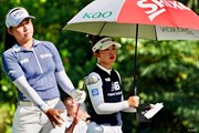 2025年 CMEグループ ツアー選手権 初日 山下美夢有 ジーノ・ティティクル