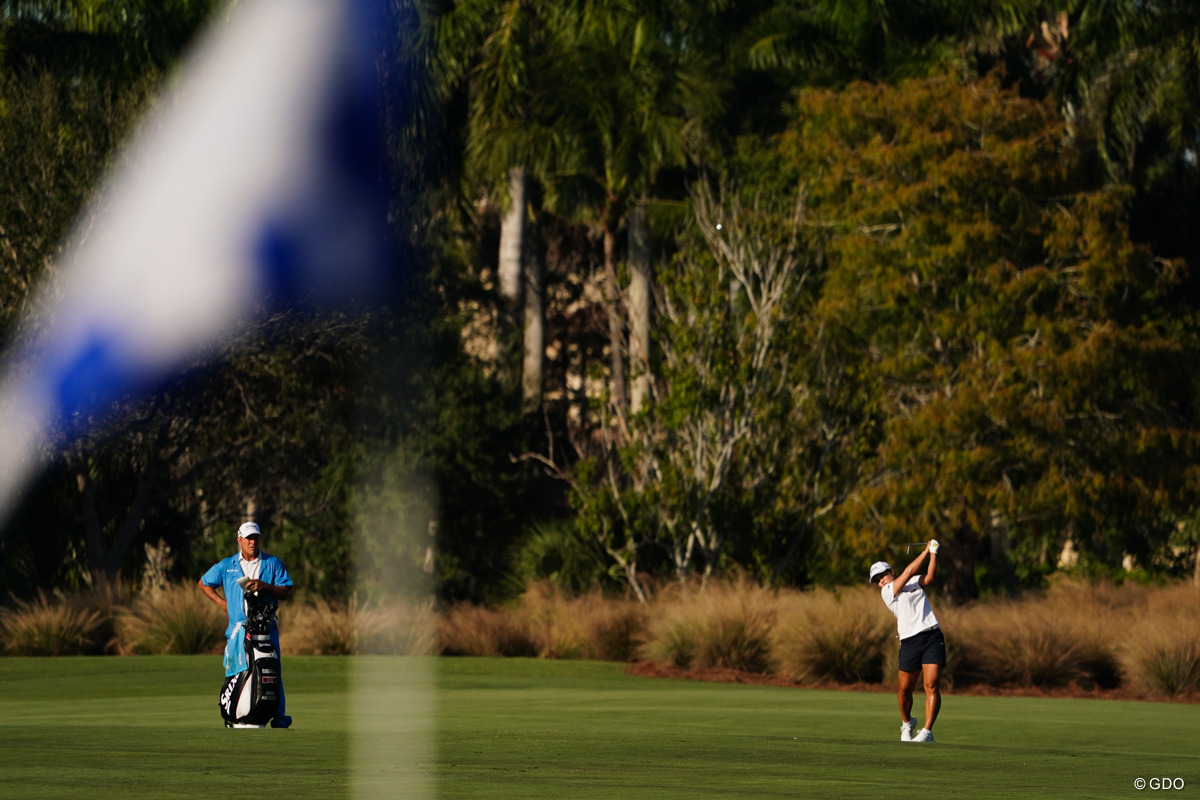 理想とするスイングの動きが固まりつつある