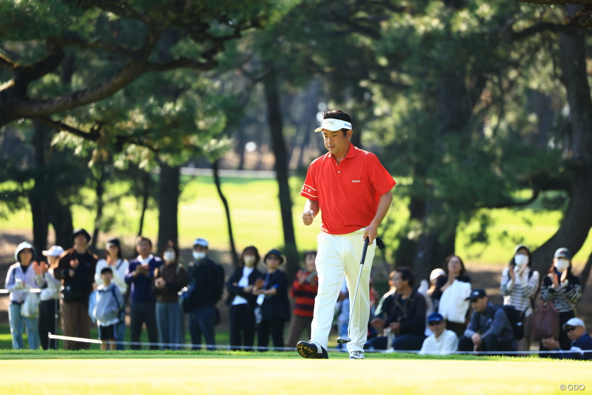 出ましたガッツポーズ