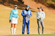 2025年 大王製紙エリエールレディスオープン 2日目 都玲華 キャディ 政田夢乃