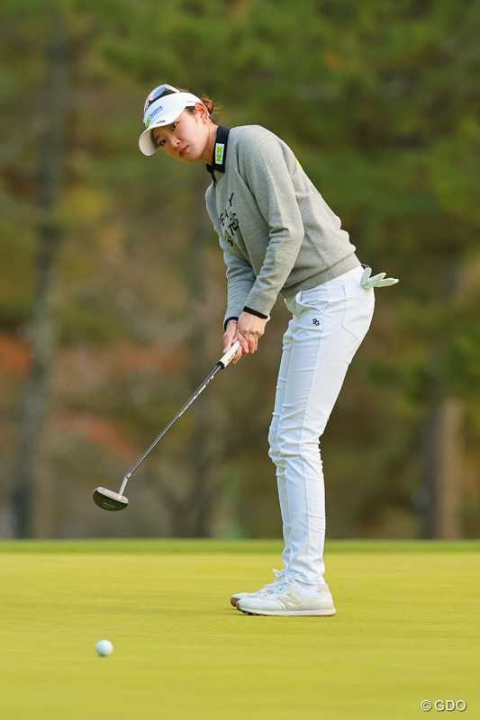 ボーイッシュなウェアで 2025年 大王製紙エリエールレディスオープン 2日目 原英莉花