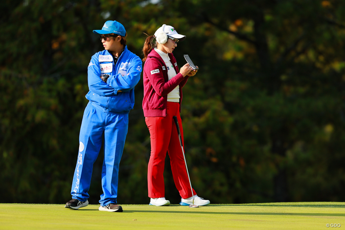 赤と青 2025年 大王製紙エリエールレディスオープン 2日目 ペ・ソンウ