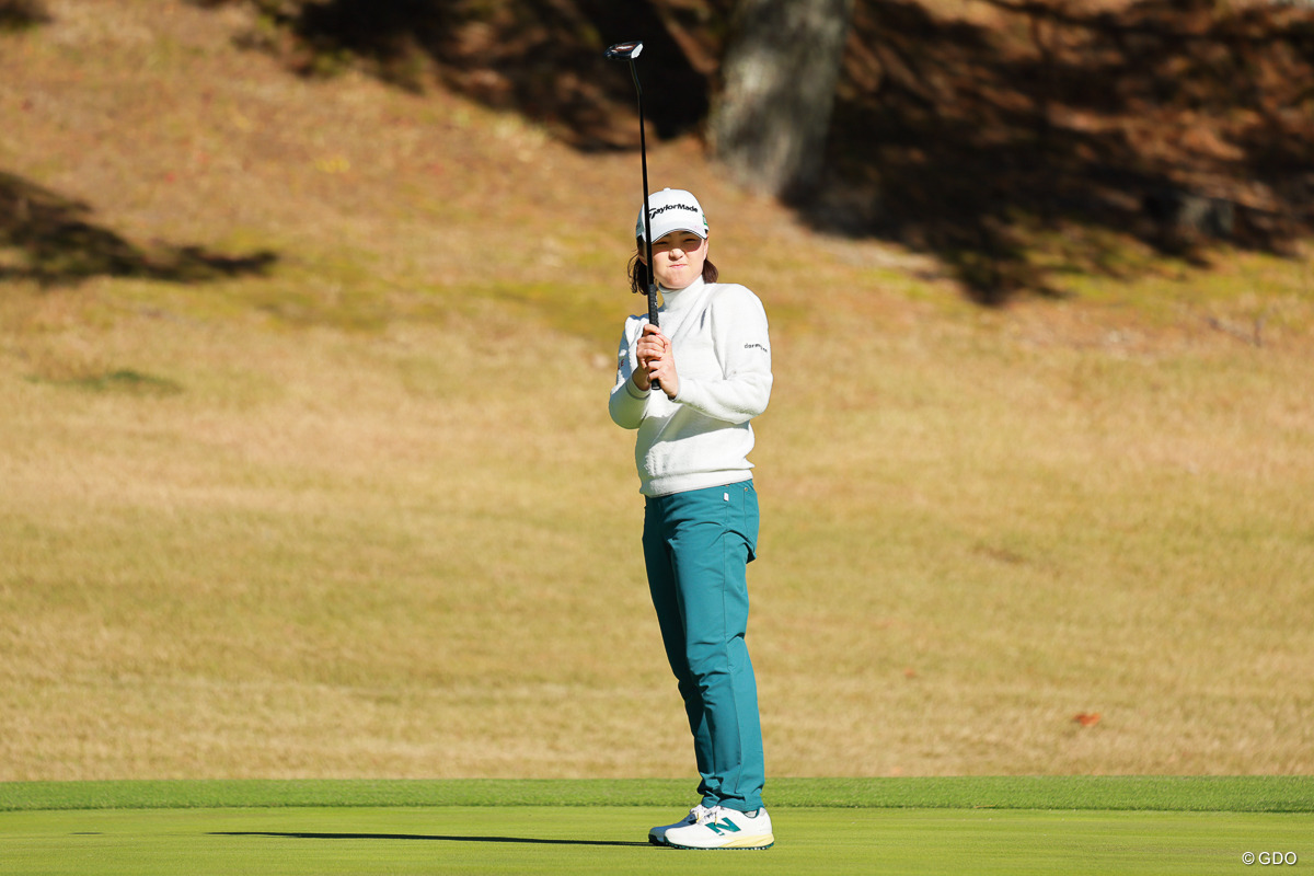 んー! 2025年 大王製紙エリエールレディスオープン 3日目 山内日菜子