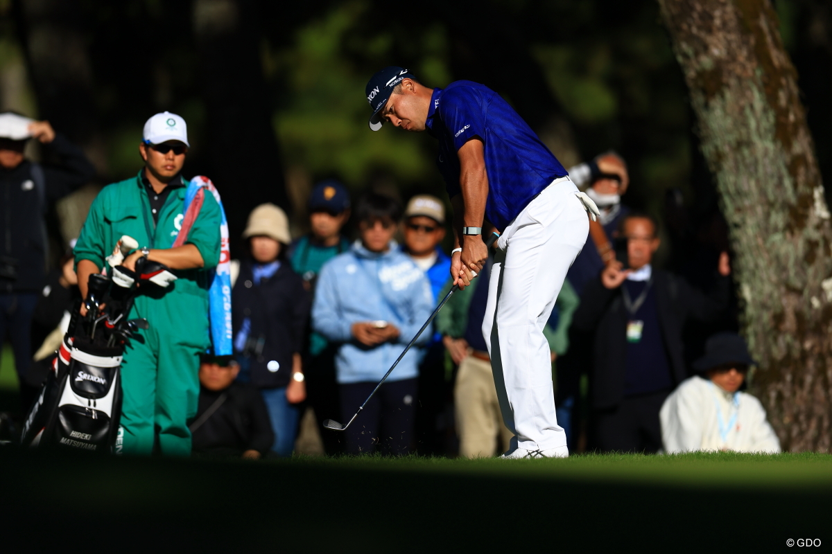 17番アプローチ惜しくも入らずでした 2025年 ダンロップフェニックストーナメント 3日目 松山英樹