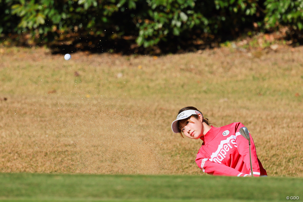 バンカーから 2025年 大王製紙エリエールレディスオープン 最終日 都玲華