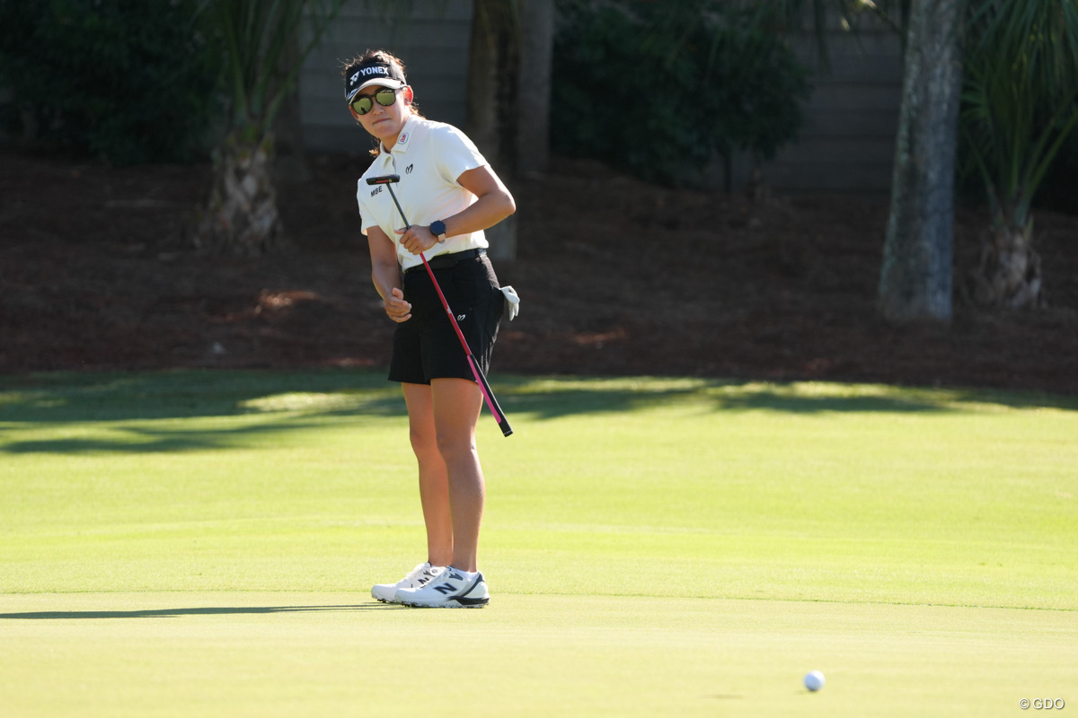 13位で終えた岩井千怜はグリーン上でもどかしい場面も