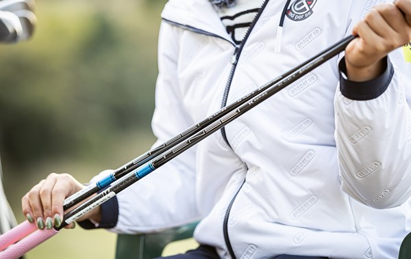 菅楓華の“転生”を支えたシャフト ショットが飛ばないというモヤモヤを解消してくれたのが「TENSEI Pro Blue 1K」だった（撮影：落合隆仁）