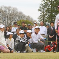 今年8月、石川遼の名前を冠とするジュニア競技が実施される ※画像は2010年のジュニアイベント参加時のもの 2011年 石川遼がジュニア大会を主催