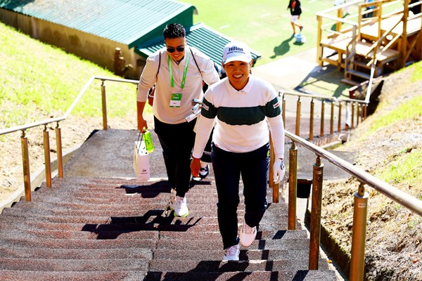 2025年 JLPGAツアーチャンピオンシップリコーカップ 事前 畑岡奈紗 強行軍の末、初のぶっつけ本番でトーナメントに臨む