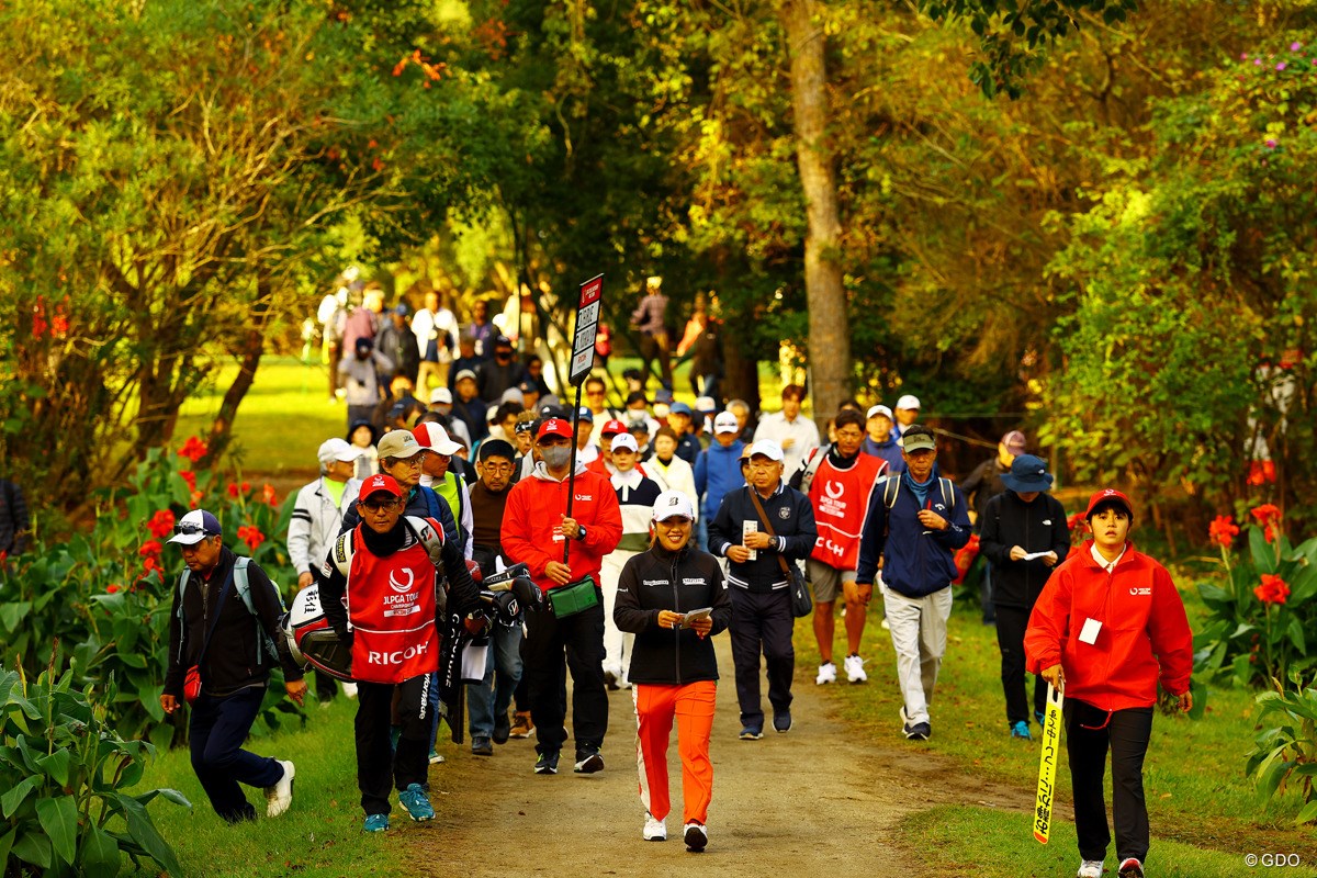 2025年 JLPGAツアーチャンピオンシップリコーカップ 初日 古江彩佳