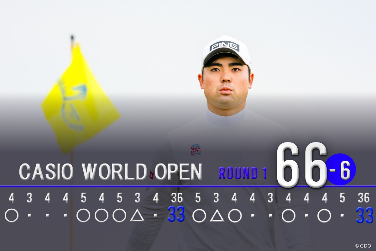 2025年 カシオワールドオープンゴルフトーナメント 初日 蝉川泰果
