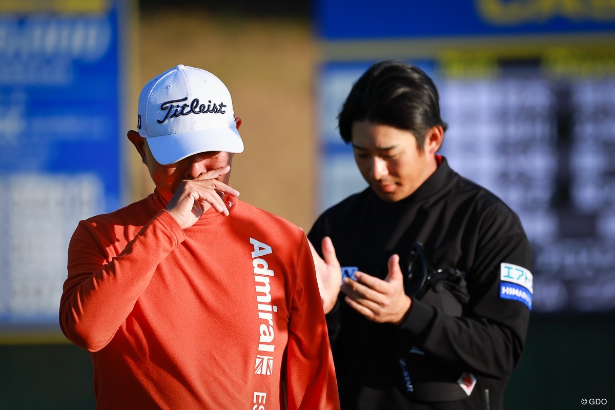 上がり4ホールで崩れた