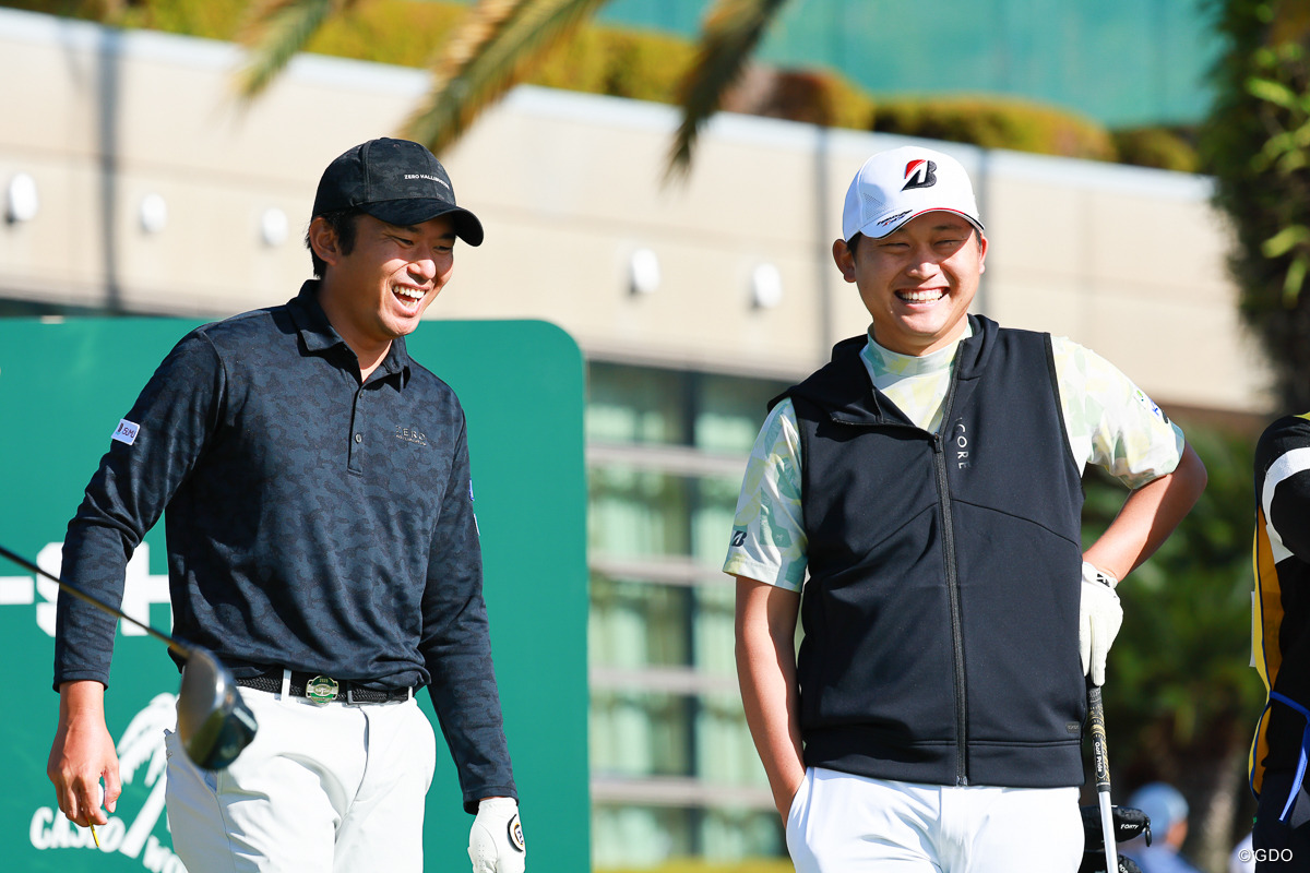 きゃきゃ 2025年 カシオワールドオープンゴルフトーナメント 2日目 篠優希 宇喜多飛翔