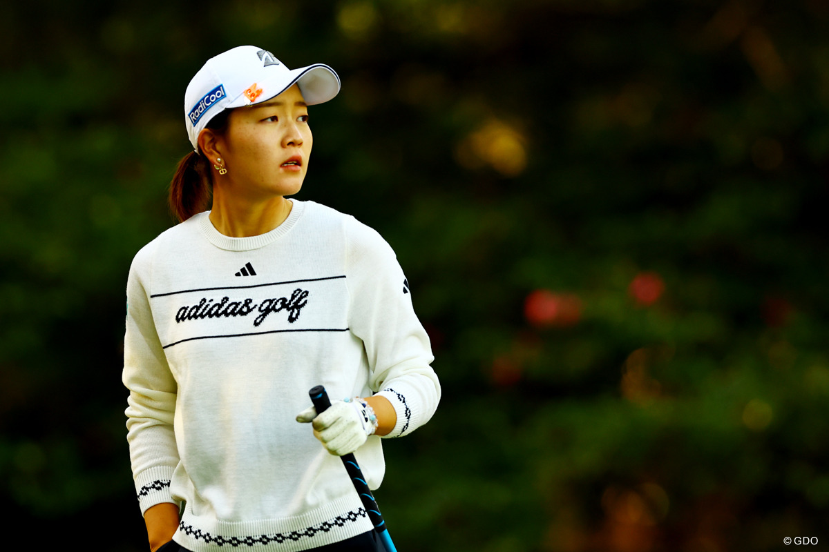 今年はアメリカQTにも挑戦した 2025年 JLPGAツアーチャンピオンシップリコーカップ 2日目 佐藤心結