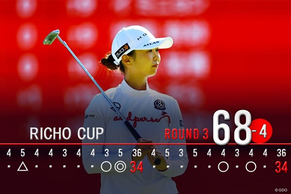 2025年 JLPGAツアーチャンピオンシップリコーカップ 3日目 金澤志奈 今季2つ目のメジャータイトルとなるか