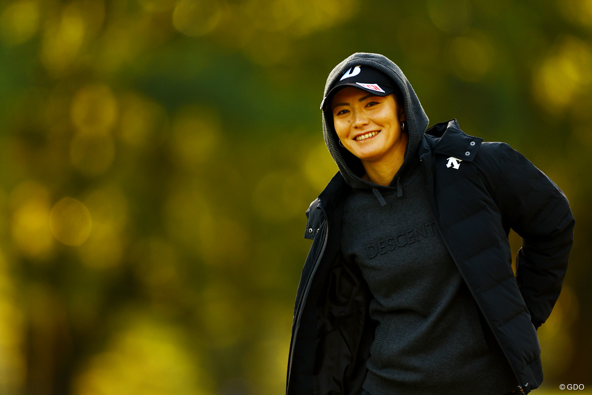 朝寒いですよねー 2025年 JLPGAツアーチャンピオンシップリコーカップ 3日目 渡邉彩香