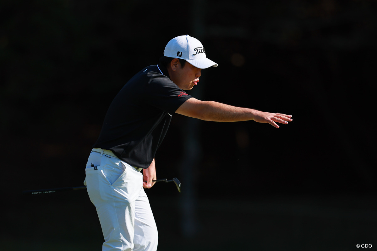 写真で一言 2025年 カシオワールドオープンゴルフトーナメント 3日目 米澤蓮