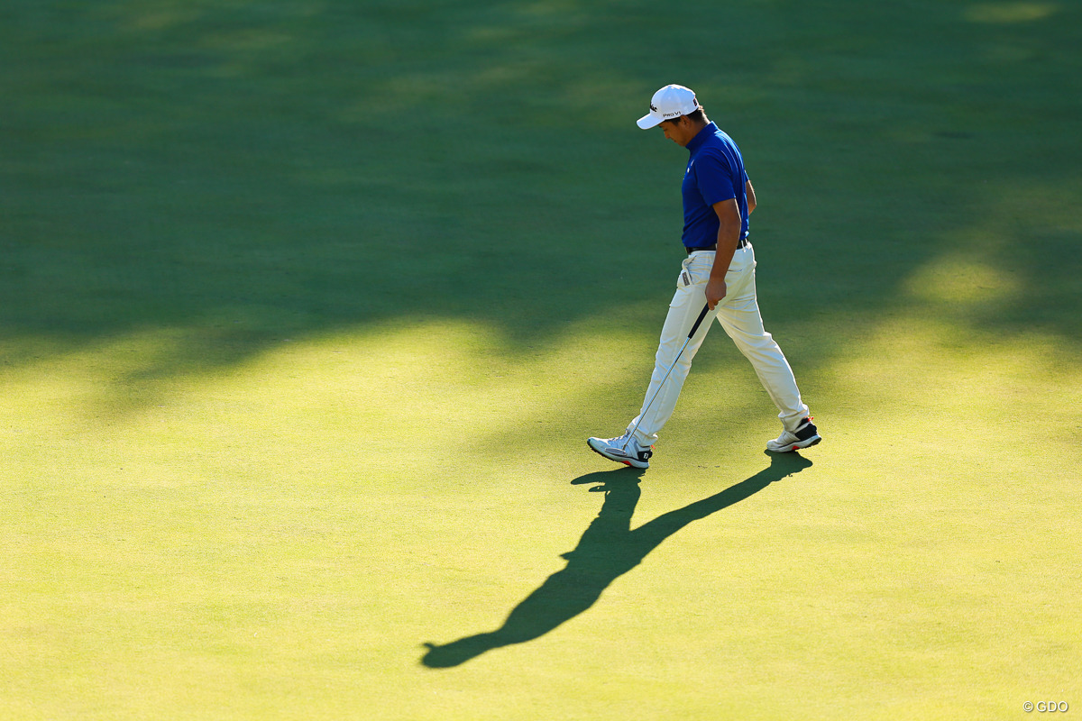 Hole17でバーディ