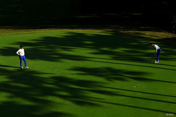 2025年 JLPGAツアーチャンピオンシップリコーカップ 3日目 岩井千怜 グリーン回りに翻弄された