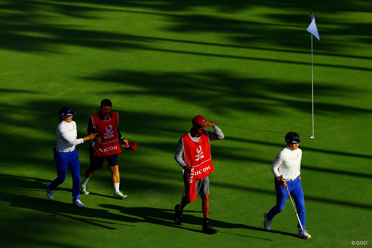 行進 2025年 JLPGAツアーチャンピオンシップリコーカップ 3日目 岩井千怜 岩井明愛