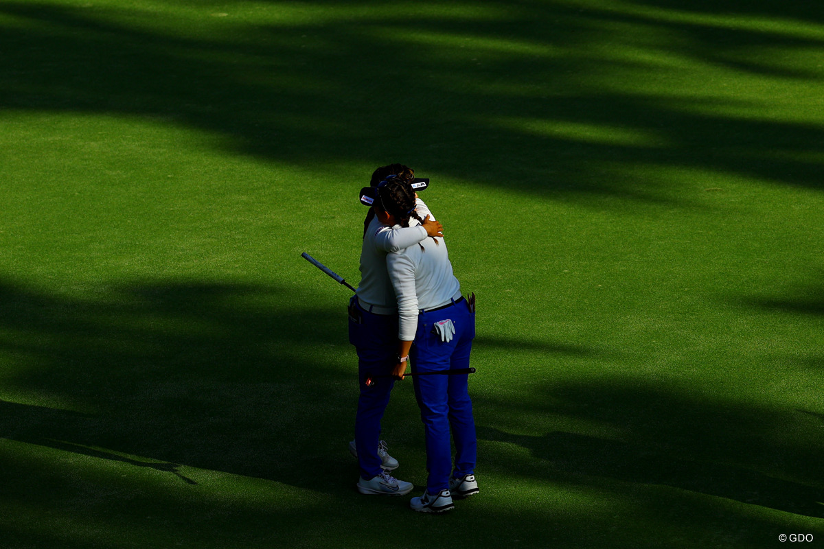 お疲れ様でした 2025年 JLPGAツアーチャンピオンシップリコーカップ 3日目 岩井千怜 岩井明愛