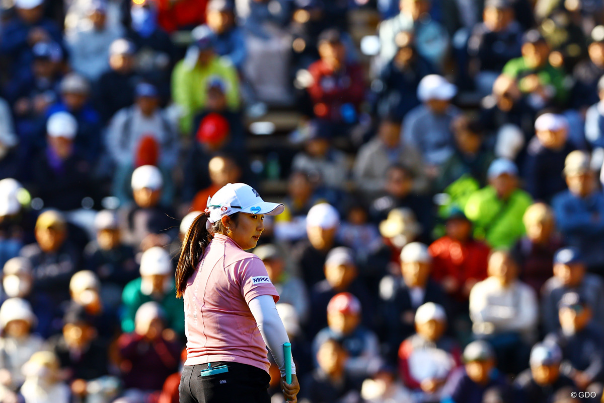 集う人々 2025年 JLPGAツアーチャンピオンシップリコーカップ 3日目 阿部未悠