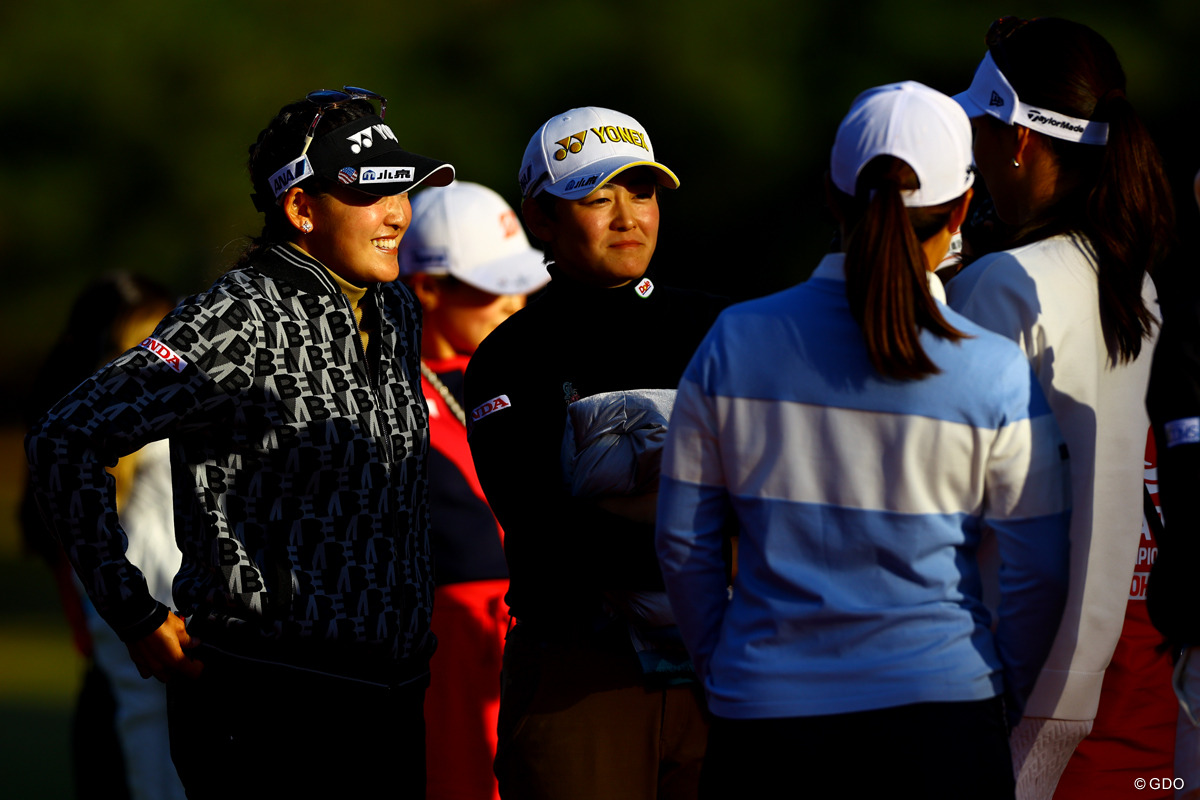 談笑中 2025年 JLPGAツアーチャンピオンシップリコーカップ 最終日 岩井千怜 岩井明愛