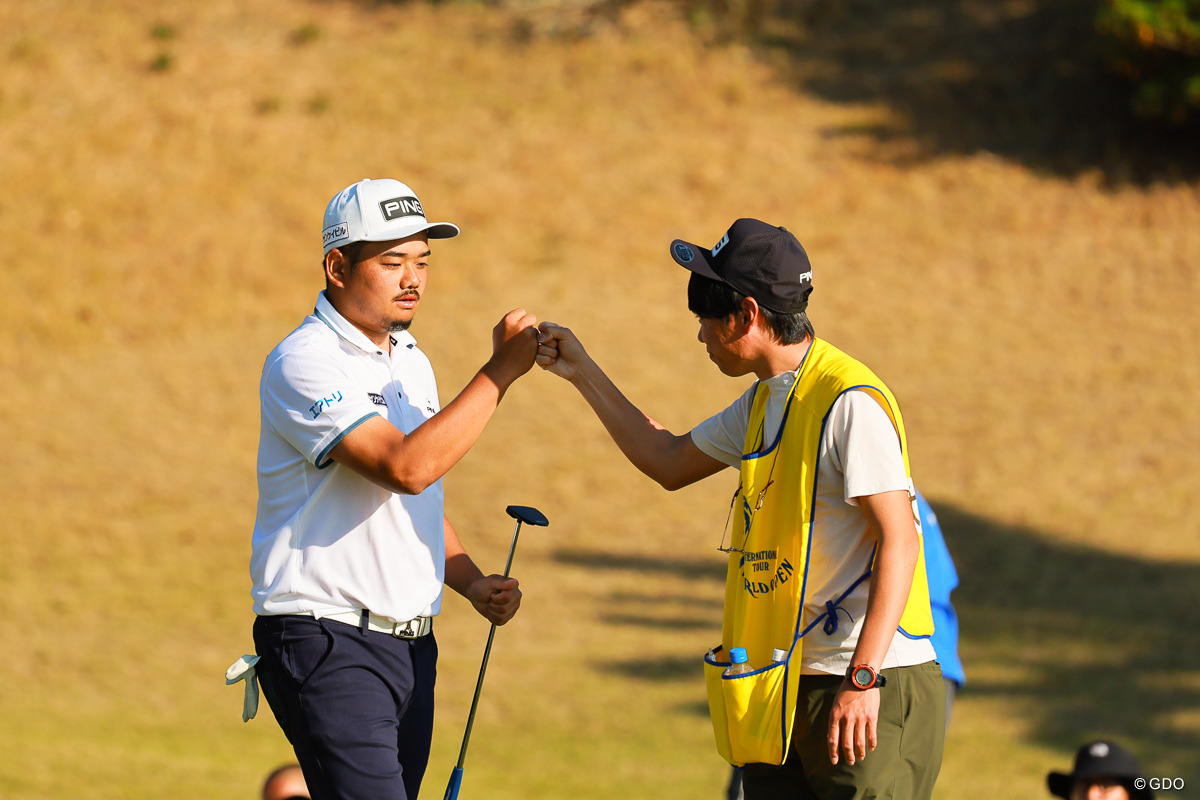 Hole18バーディでトップに並んだ 2025年 カシオワールドオープンゴルフトーナメント 最終日 大岩龍一