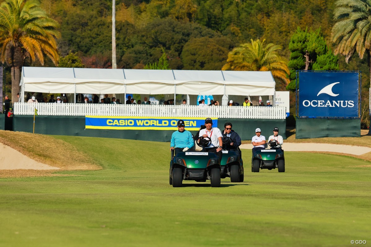 プレーオフ2ホール目で競り勝った