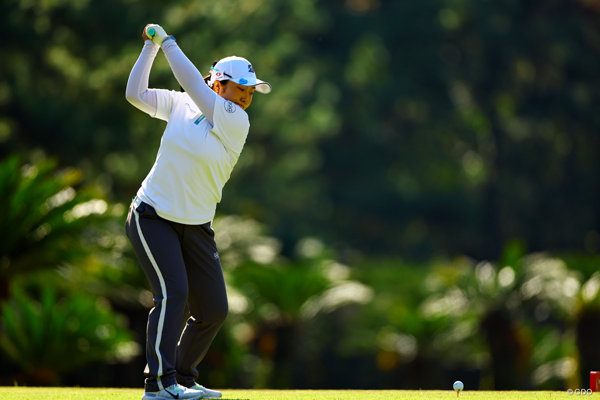 逆転優勝を目指して 2025年 JLPGAツアーチャンピオンシップリコーカップ 4日目 阿部未悠