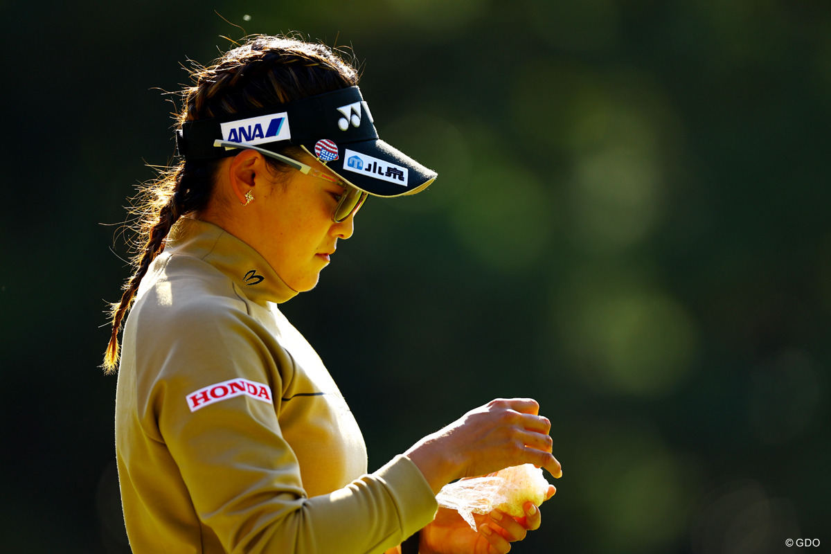 おおおにぎり好きなんだなー山下清ふう 2025年 JLPGAツアーチャンピオンシップリコーカップ 4日目 岩井千怜