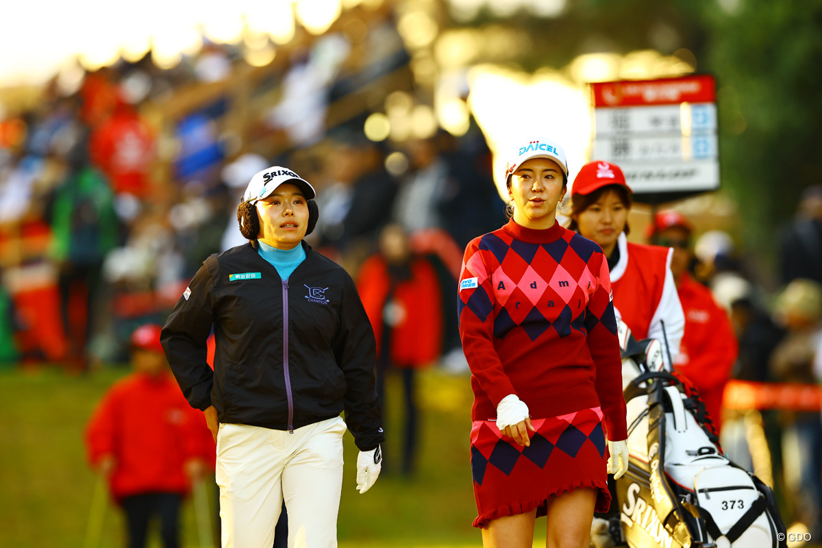 仲良しペアリング 2025年 JLPGAツアーチャンピオンシップリコーカップ 4日目 勝みなみ 堀琴音