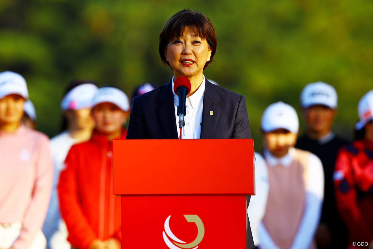会長のご挨拶 2025年 JLPGAツアーチャンピオンシップリコーカップ 4日目 小林浩美
