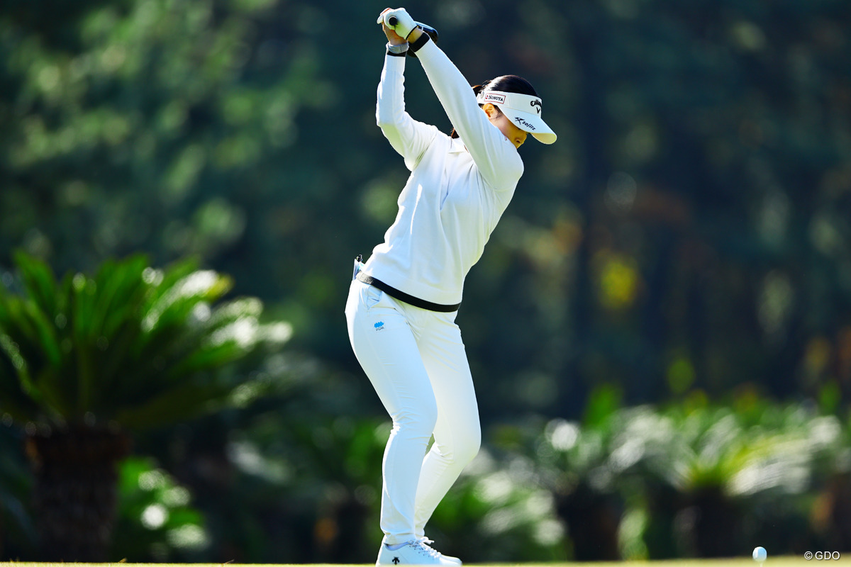 見事トップ10フィニッシュ 2025年 JLPGAツアーチャンピオンシップリコーカップ 4日目 柏原明日架