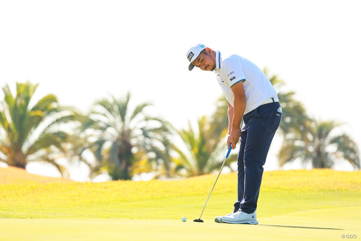 センターシャフトのパターが好感触だった