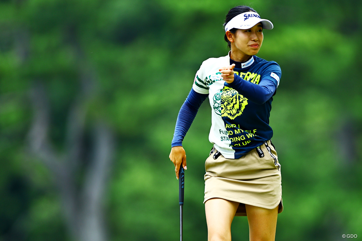 シャツのデザインは“虎”だけど…吉本ここねはファイターズの大ファン※撮影は「資生堂・JALレディス」