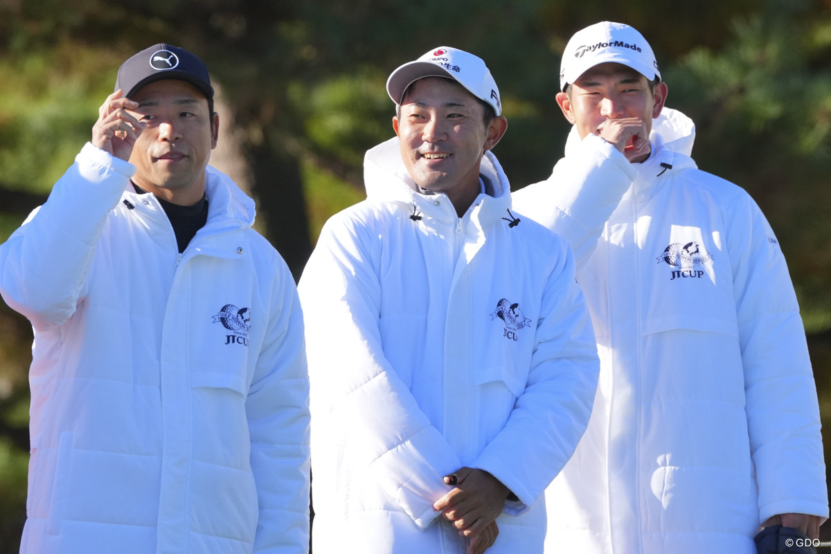 幸せな笑顔の金谷くん。 2025年 ゴルフ日本シリーズJTカップ 初日 金谷拓実