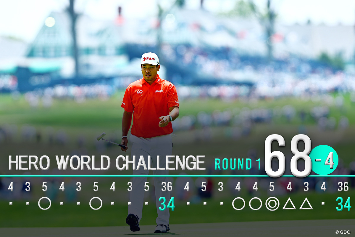 1イーグル4バーディ、2ボギーの「68」でプレー