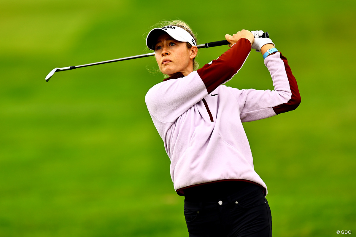 今年、21億円強を稼いだネリー・コルダ※撮影は7月「ISPS Handa スコットランド女子オープン」