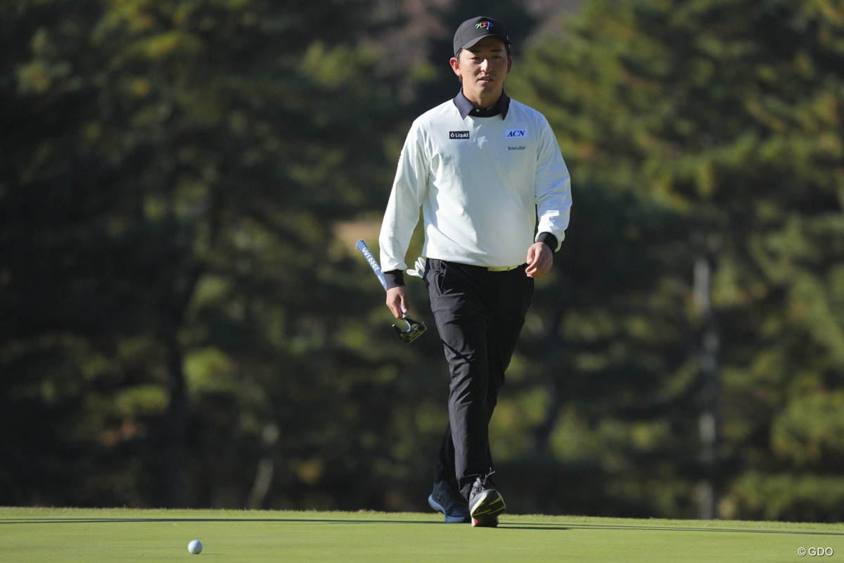 一歩ずつ着実に賞金王に近づいてますな 2025年 ゴルフ日本シリーズJTカップ 2日目 金子駆大