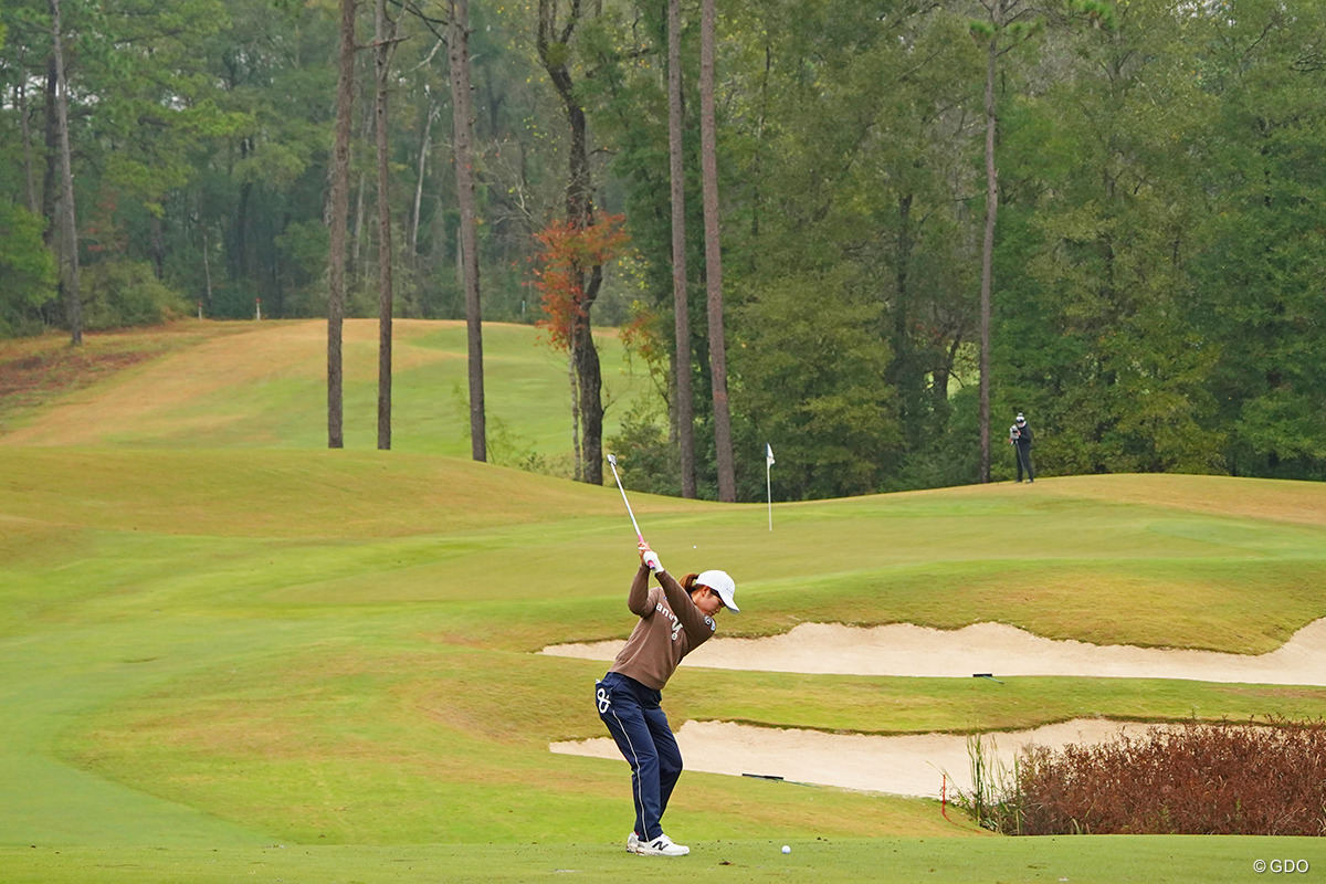 難度の高いフォールズでもきっちりアンダーパー